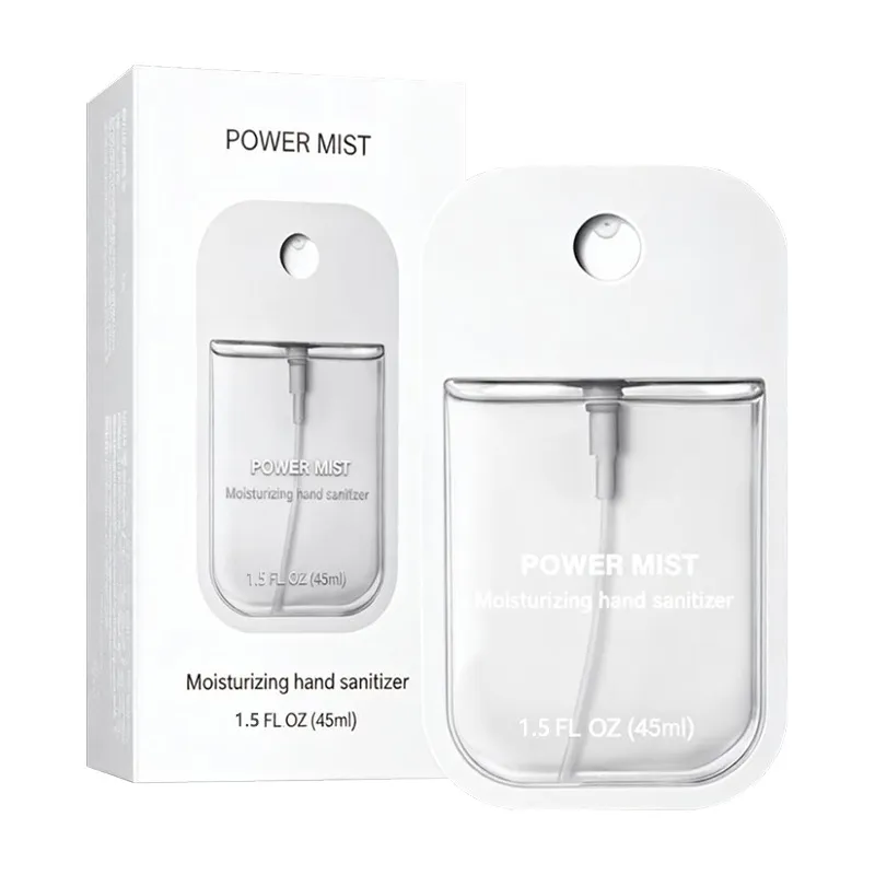 Transparent POWER MIST bottle